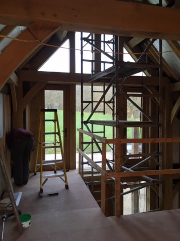 Inside 12.02 Tower for 1st Fix Electrics 1