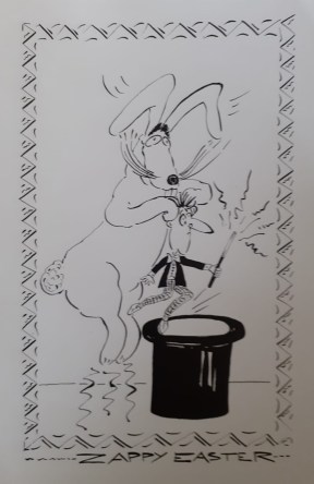 Easter Man out of hat