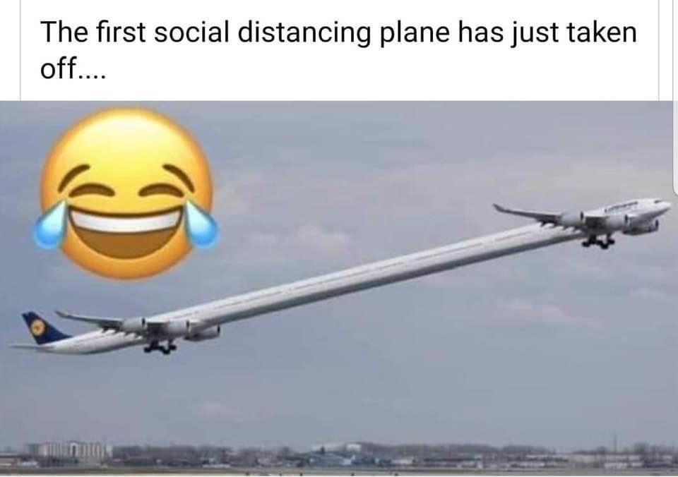 Social distance plane