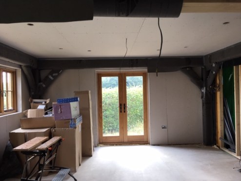 Plaster Boarding Downstairs 19.07 3