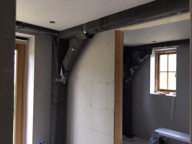 Plaster Boarding Downstairs 19.07 6