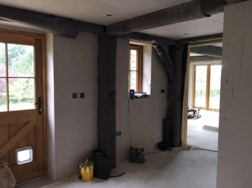 Plaster Boarding Downstairs 19.07 7