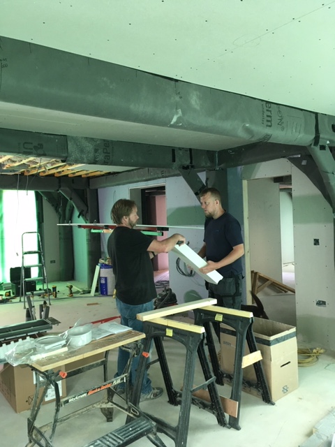 Plasterboard Downstairs 27.07 2