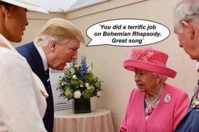 Trump and Queen